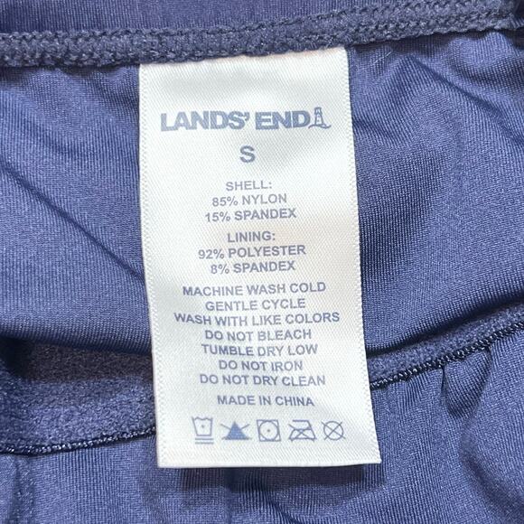 Lands’ End 1 Pc Swimsuit Skirt Woman’s Small Blue Straps New with Tags - Picture 7 of 11